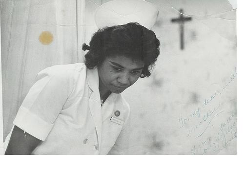 Linda's Mother as young nurse at Georgetown University Hospital